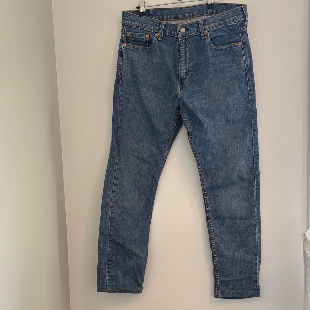 Levi's Men's Dark Blue Straight Jeans